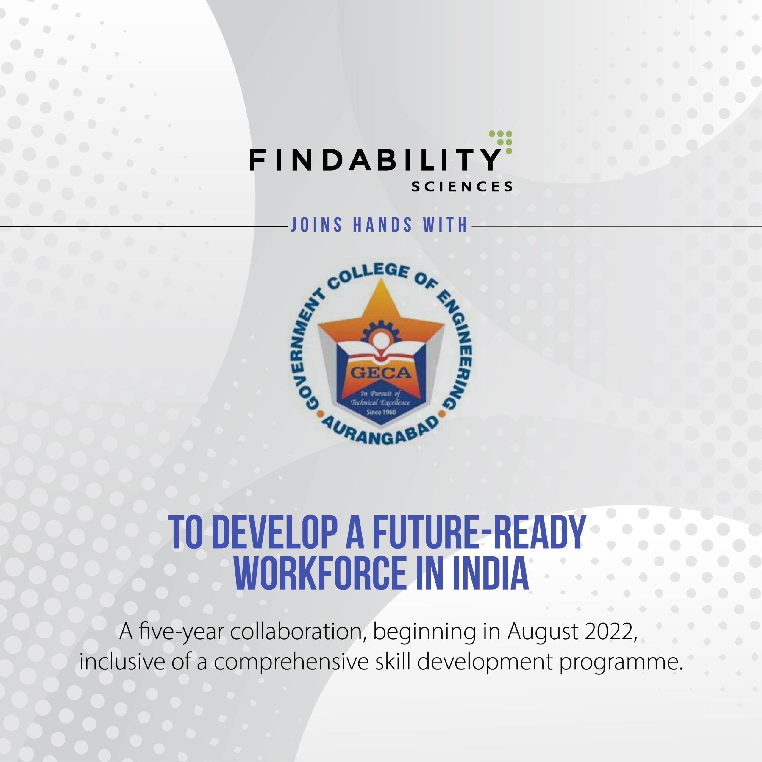 Findability Sciences signs MoU with Government College of Engineering in Aurangabad to create a future-ready workforce in India